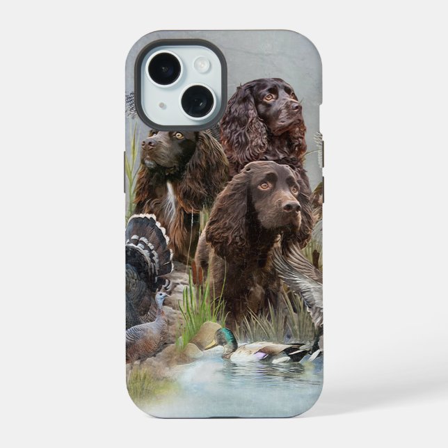 The Boykin Spaniel iPhone 15 Case (Back)