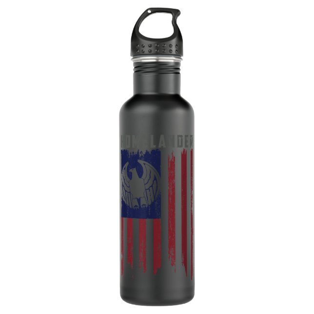 The Boys Homelander Flag Eagle Logo  710 Ml Water Bottle (Front)