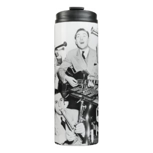 The boys in the bandvintage, music, band, retro, s thermal tumbler
