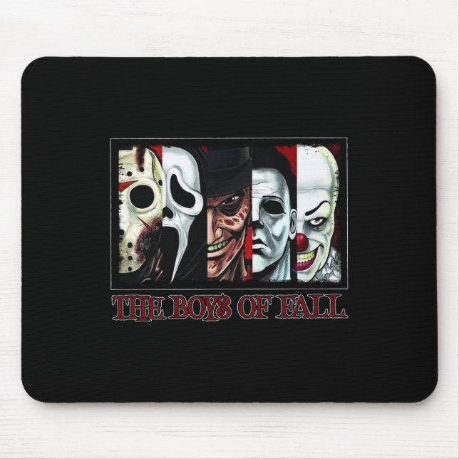 The Boys of Fall Horror Films Halloween  Mouse Pad (Front)