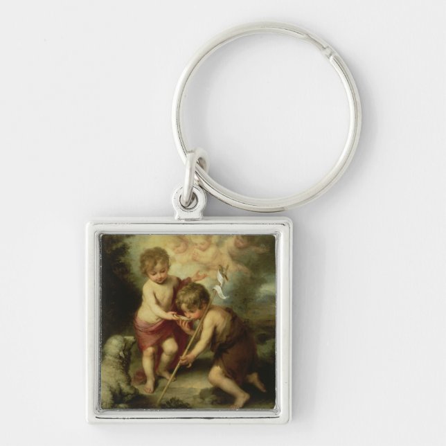 The Boys with the Shell, c.1670 Key Ring (Front)