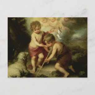 The Boys with the Shell, c.1670 Postcard