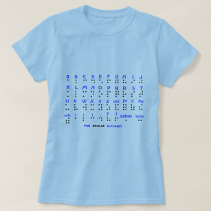 The Braille Alphabet. T-Shirt