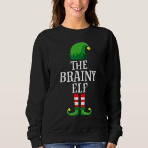 The Brainy Elf Apparel  Christmas Matching Smart E Sweatshirt