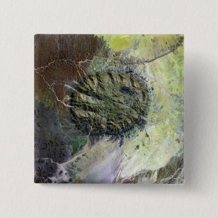 The Brandberg Massif in Northen Namibia 15 Cm Square Badge