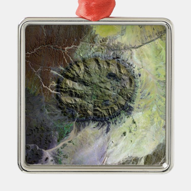 The Brandberg Massif in Northen Namibia Metal Ornament (Front)