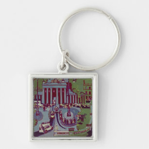 The Brandenburg Gate, Berlin, 1929 Key Ring