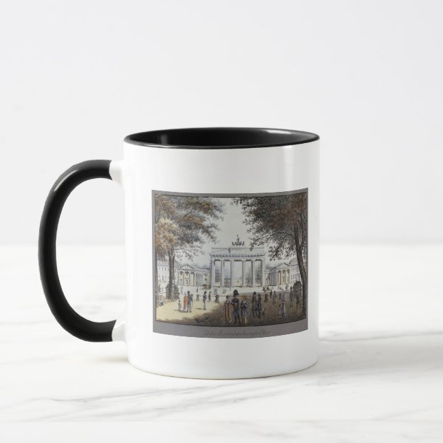 The Brandenburg Gate, Berlin Mug (Left)
