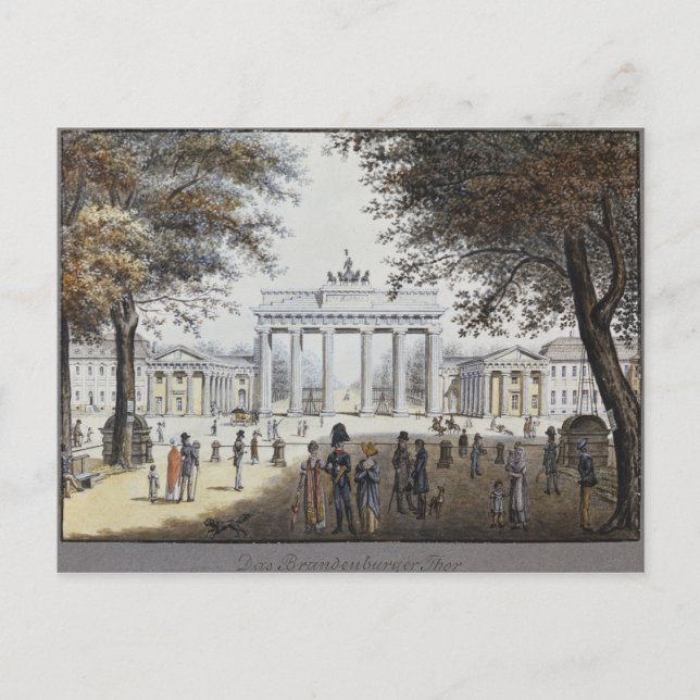 The Brandenburg Gate, Berlin Postcard (Front)