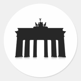 The Brandenburg Gate Classic Round Sticker