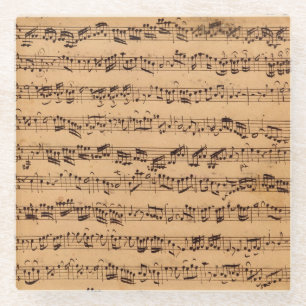 The Brandenburger Concertos, No.5 D-Dur, 1721 Glass Coaster