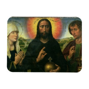 The Braque Family Triptych: (LtoR) St. John the Ba Magnet