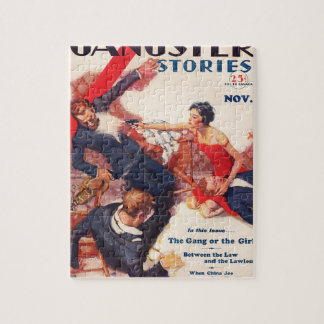 The Brave Moxy Gangster Girl Jigsaw Puzzle