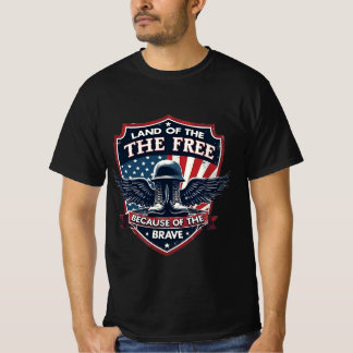 the Brave Vintage Military  T-Shirt