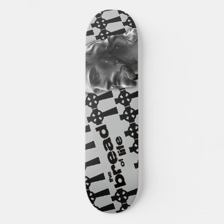 The Bread of Life Grey with Jesus Skateboard