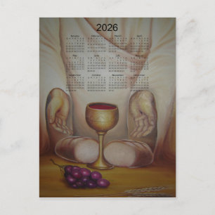 The Bread of Life: Holy Eucharist 2026 Calendar Postcard