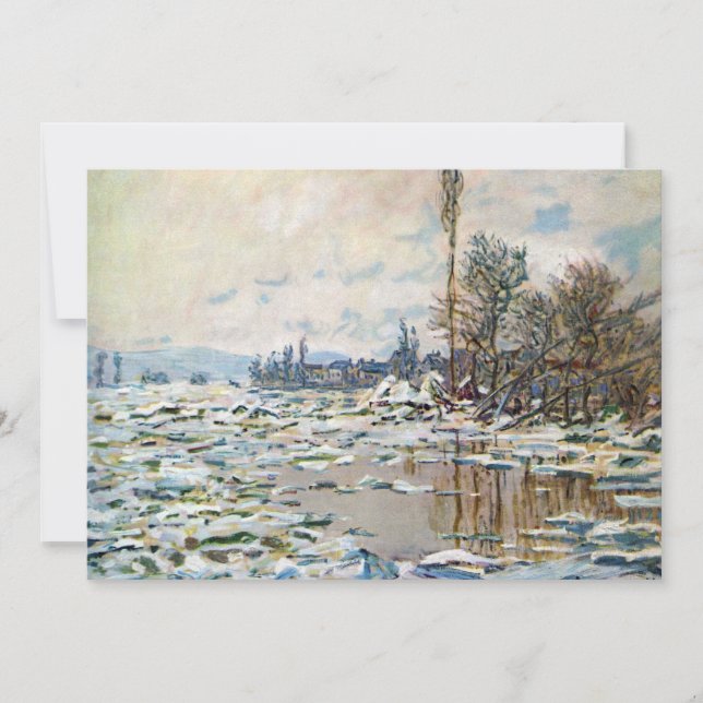 The Break Up of the Ice by Claude Monet (Front)