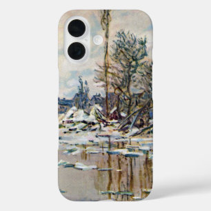 The Break Up of the Ice by Claude Monet iPhone 16 Case