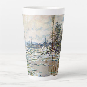 The Break Up of the Ice by Claude Monet Latte Mug
