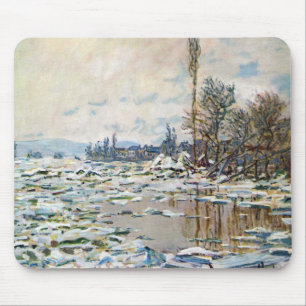 The Break Up of the Ice by Claude Monet Mouse Pad