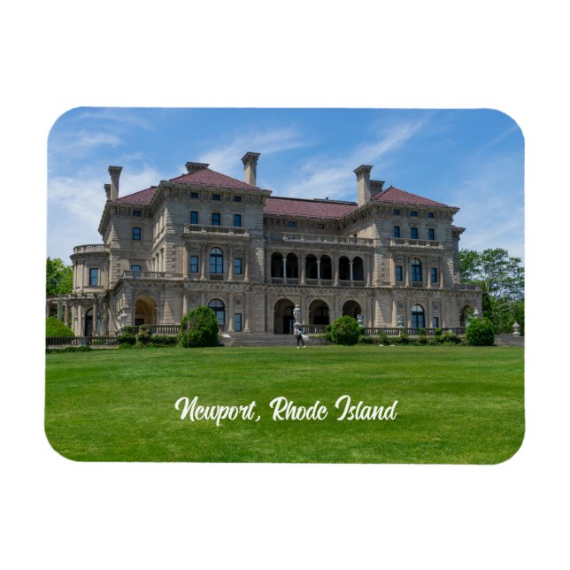 The Breakers: A Gilded Masterpiece in Newport Magnet (Horizontal)