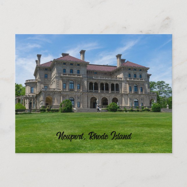 The Breakers: A Gilded Masterpiece in Newport Postcard (Front)