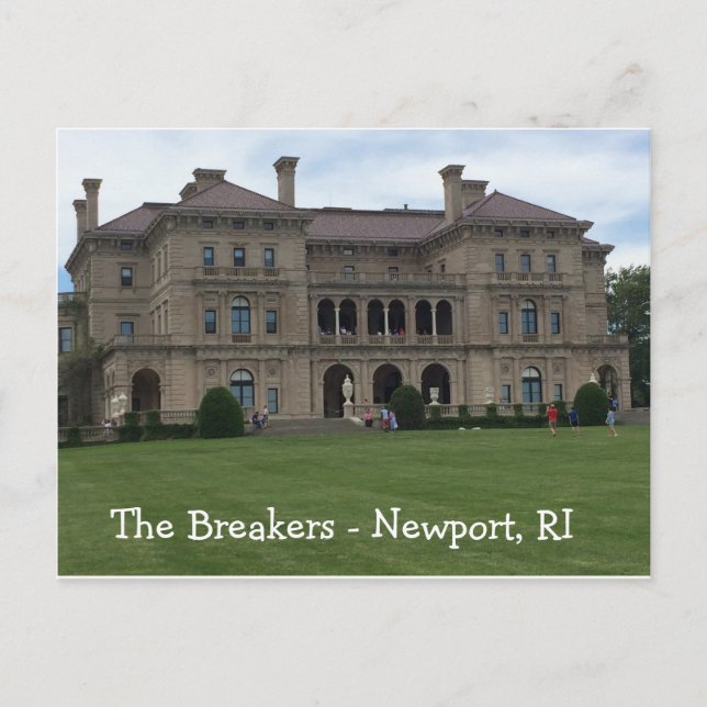 The Breakers, Newport, RI Postcard (Front)