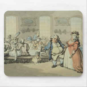 The Breakfast, from 'Scenes at Bath' (w/c & ink an Mouse Pad