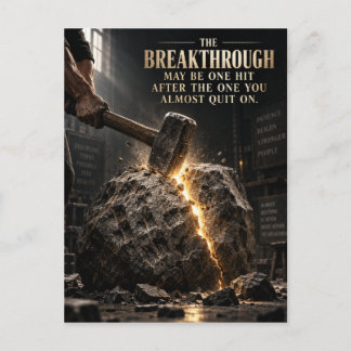 The Breakthrough Invitation Postcard