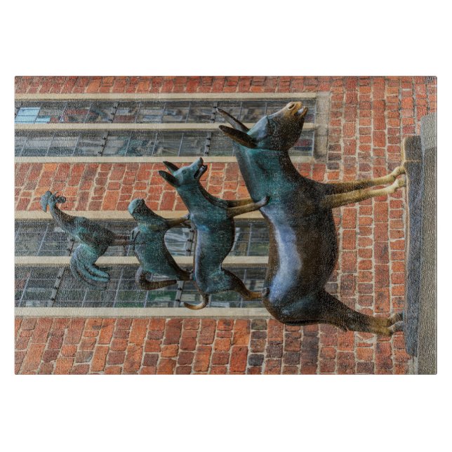 The Bremen City Musicians Cutting Board (Front)