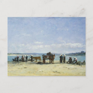 The Breton Fishermen's Wives, 1870-73 (oil on pane Postcard