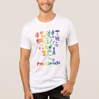 THE BRETT BENDER RAINBOW SEMIQUINCENTENNIAL TROPHY Tri-Blend SHIRT