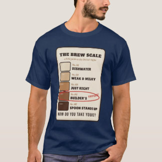 The Brew Scale: How Do You Take Your Tea? T-Shirt