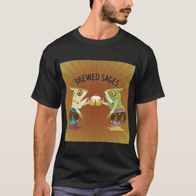 The Brewed Sages of Stormbound Tee Shirt (Front)
