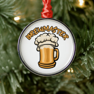 The Brewmaster Need a Beer Mug Metal Ornament