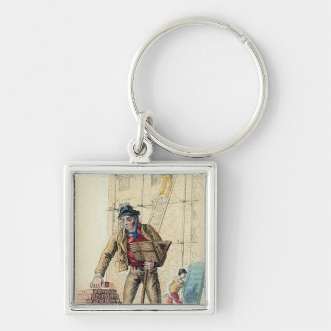 The Bricklayer's Labourer Key Ring (Front)