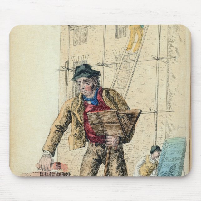 The Bricklayer's Labourer Mouse Pad (Front)