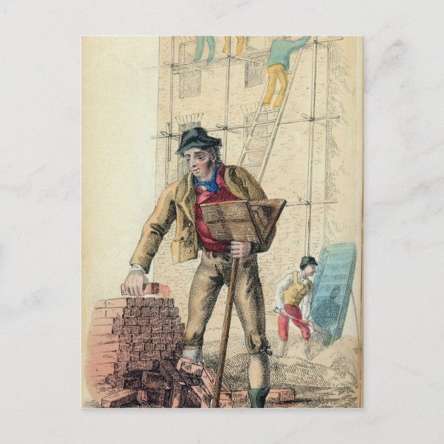 The Bricklayer's Labourer Postcard (Front)