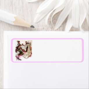 The bridal gown return address label