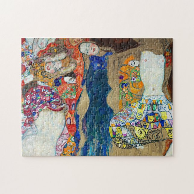 The Bride, 1917-1918 by Gustav Klimt Jigsaw Puzzle (Horizontal)