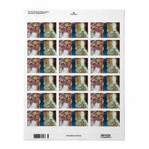 The Bride, 1917-1918 by Gustav Klimt Label