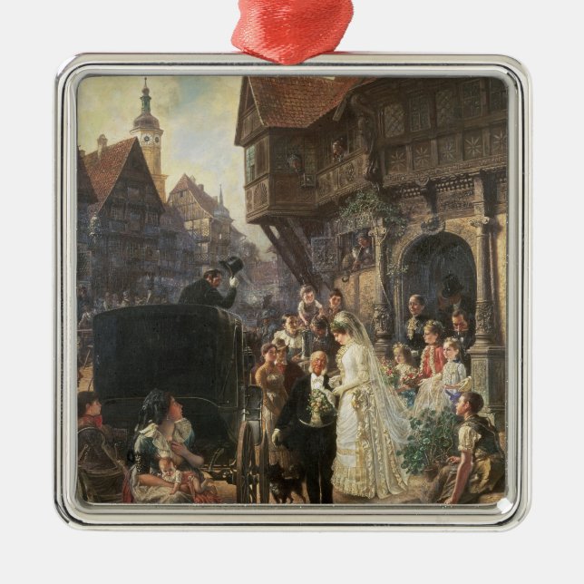 The Bride, 19th century Metal Ornament (Front)