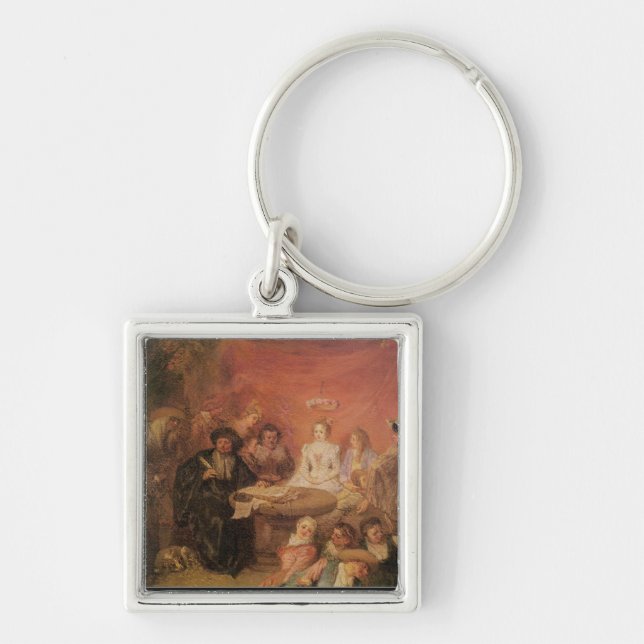 The Bride and Groom's Table Key Ring (Front)