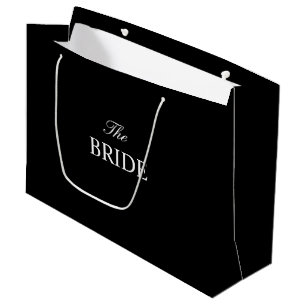 The Bride Black White Gift Bag