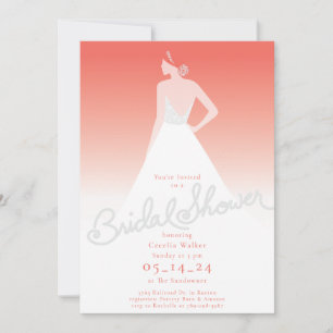 The Bride Bridal Shower Invitation