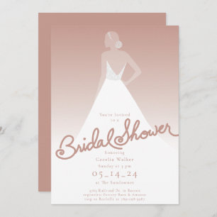 The Bride Bridal Shower Invitation