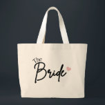 The Bride, Bridesmaid Party gift, Bachelorette Pa  Large Tote Bag<br><div class="desc">The Bride,  Bridesmaid Party gift,  Bachelorette Party,  Bachelorette Party Shirts,  Bride's Team T-Shirt,  Team Bride,  bride Squad,  Bachelorette Party TShirt,  Bridesmaid Proposal Gifts,  Wedding</div>