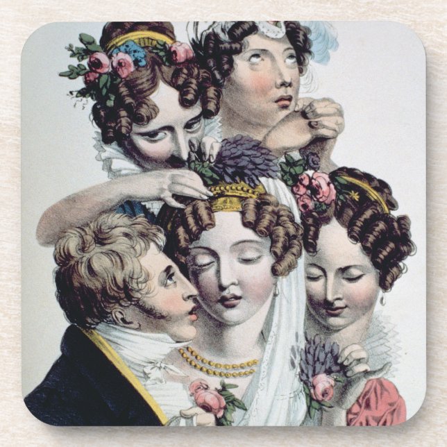 The Bride, c.1820 (litho) Coaster (Front)