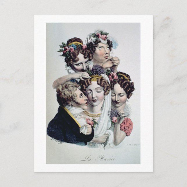 The Bride, c.1820 (litho) Postcard (Front)