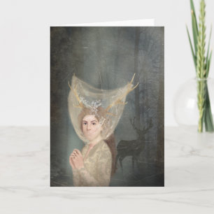 The Bride, dark romance, gothic, fine art Card